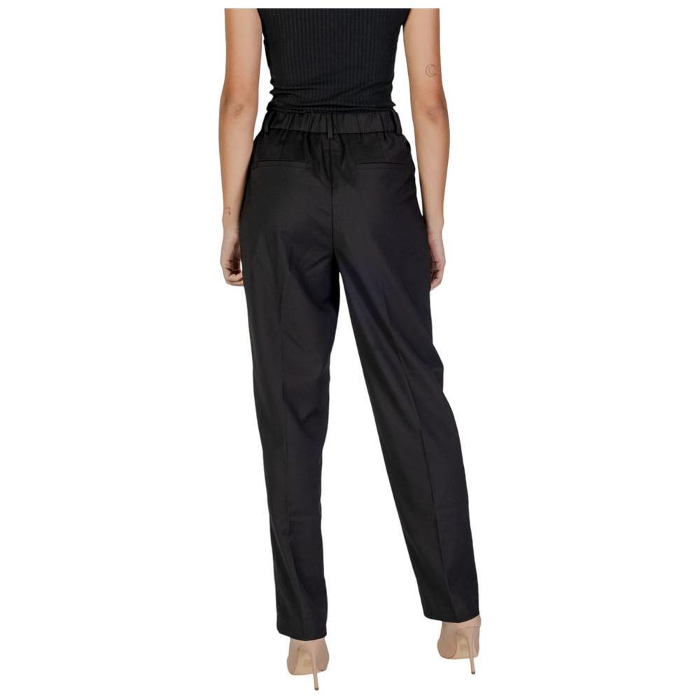Vila Clothes Black Polyester Pant VI-15733000009-34 | XXS