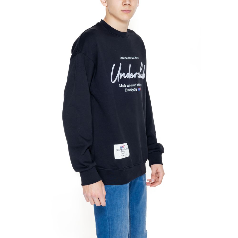 Underclub Black Cotton Sweatshirt