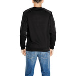Antony Morato Black Cotton Sweatshirt AN-14635300009-IT44 | S