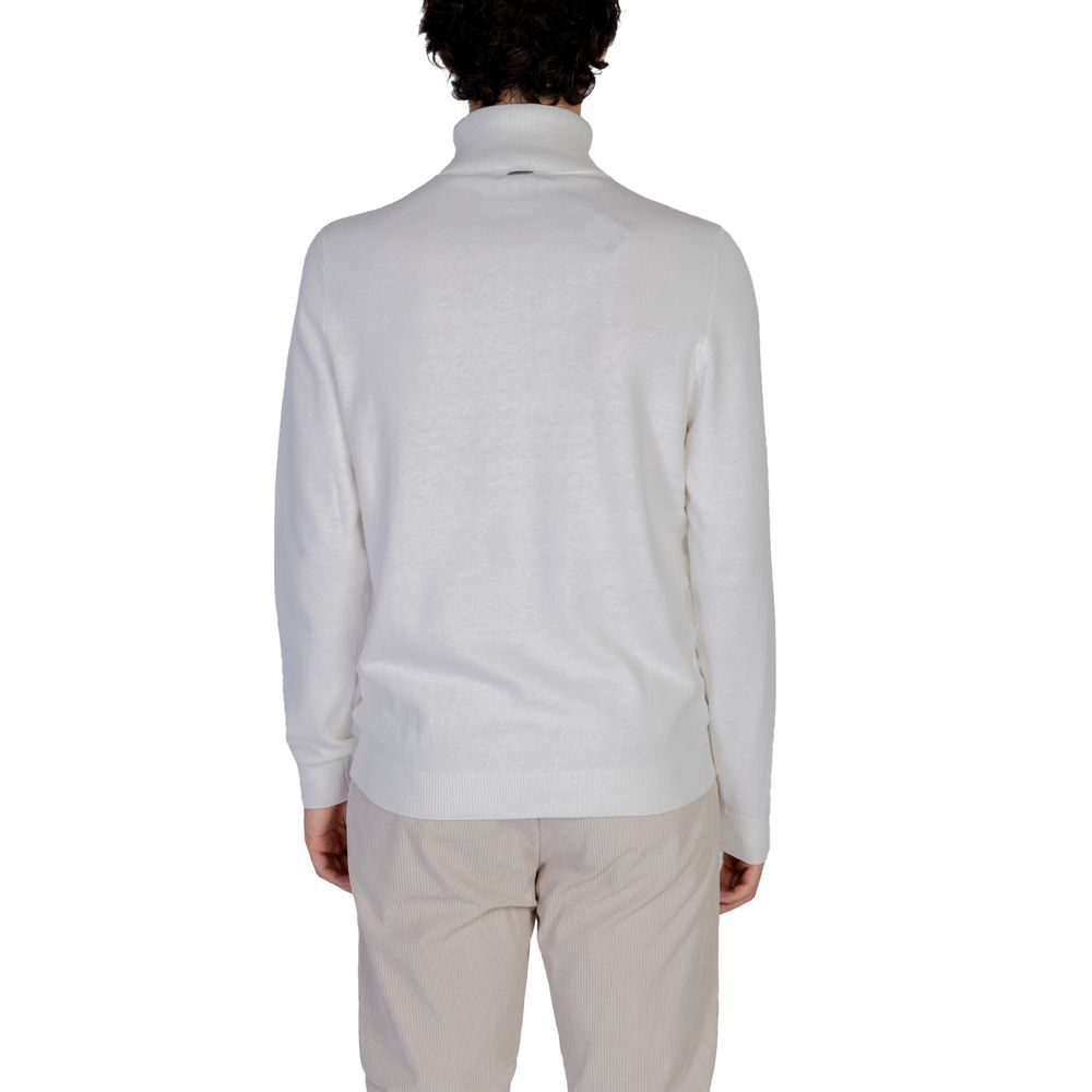 Antony Morato White Cotton Turtleneck Antony Morato
