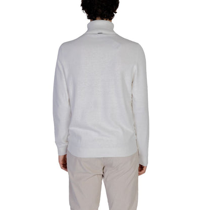 Antony Morato White Cotton Turtleneck Antony Morato