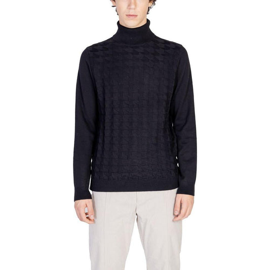 Antony Morato Black Cotton Turtleneck AN-14638800009-IT48 | L