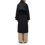 Vero Moda Black Polyester Trench Coat VE-14882800009-IT40|S