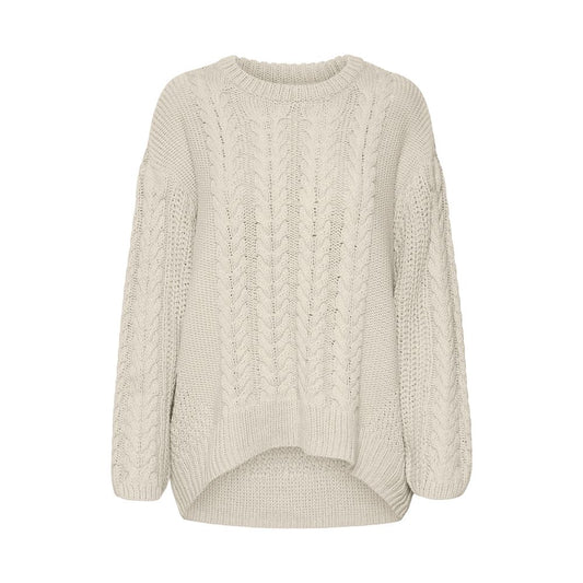 Vero Moda Beige Cotton Sweatshirt