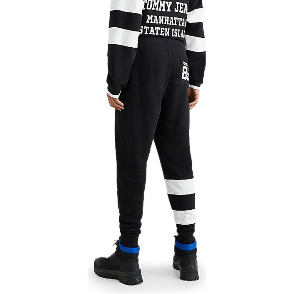 Tommy Hilfiger Jeans Black Cotton Joggers Workout Pant TO-10187100009-IT42 | XS