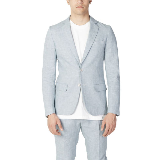 Antony Morato Green Linen Blazer AN-10254300148-IT44 | XS