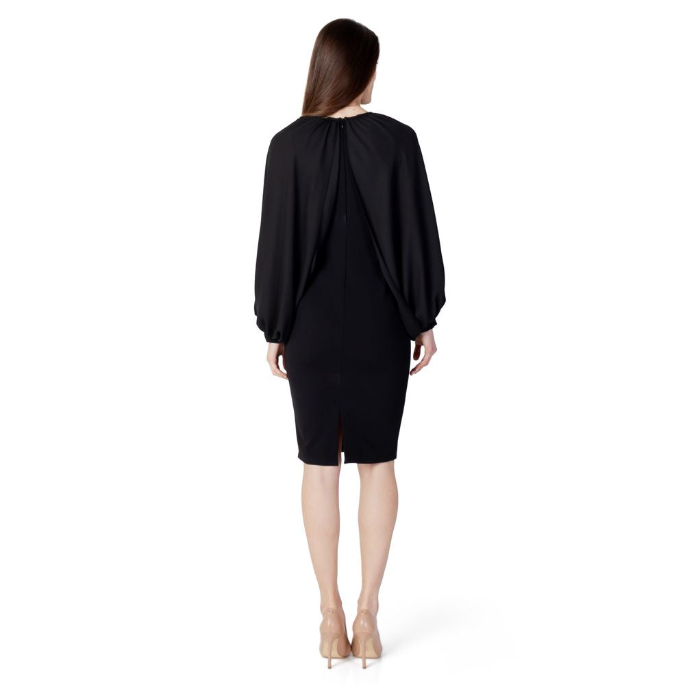 Rinascimento Black Polyester Long RI-11296600009-IT38|XS