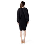 Rinascimento Black Polyester Long RI-11296600009-IT38|XS