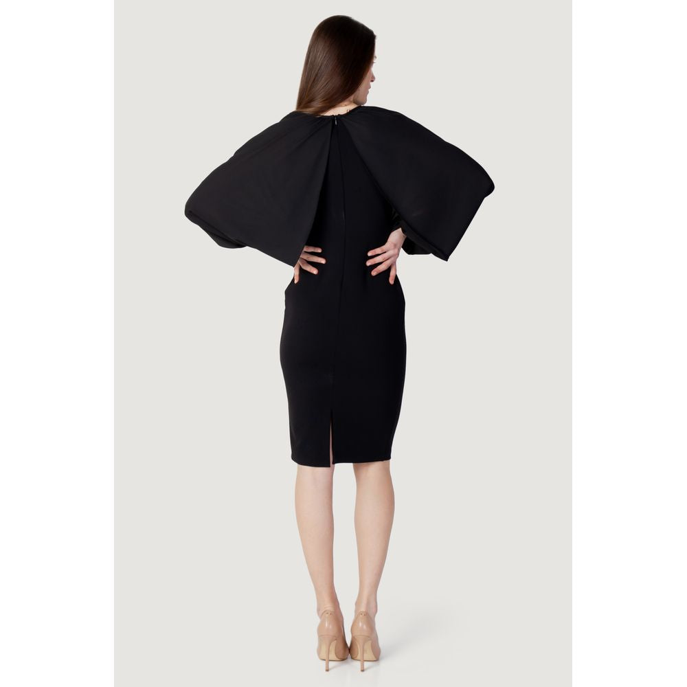 Rinascimento Black Polyester Long RI-11296600009-IT38|XS