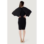 Rinascimento Black Polyester Long RI-11296600009-IT38|XS