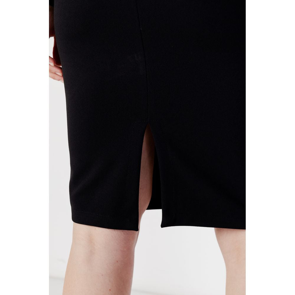 Rinascimento Black Polyester Long RI-11296600009-IT38|XS