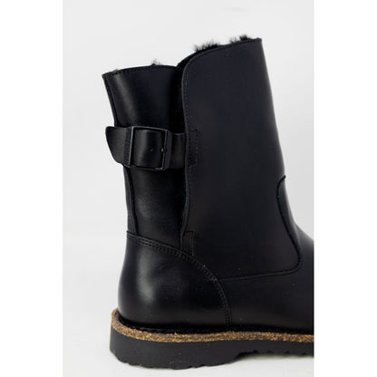 Birkenstock Black Leather Ankle Boots