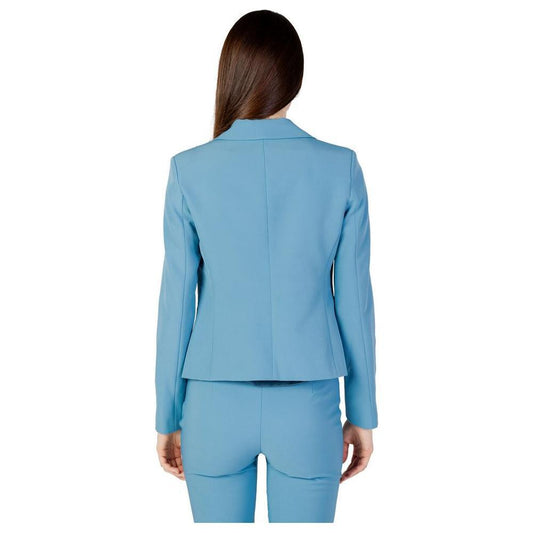 Rinascimento Turquoise Polyester Blazer RI-12022600679-IT42|M