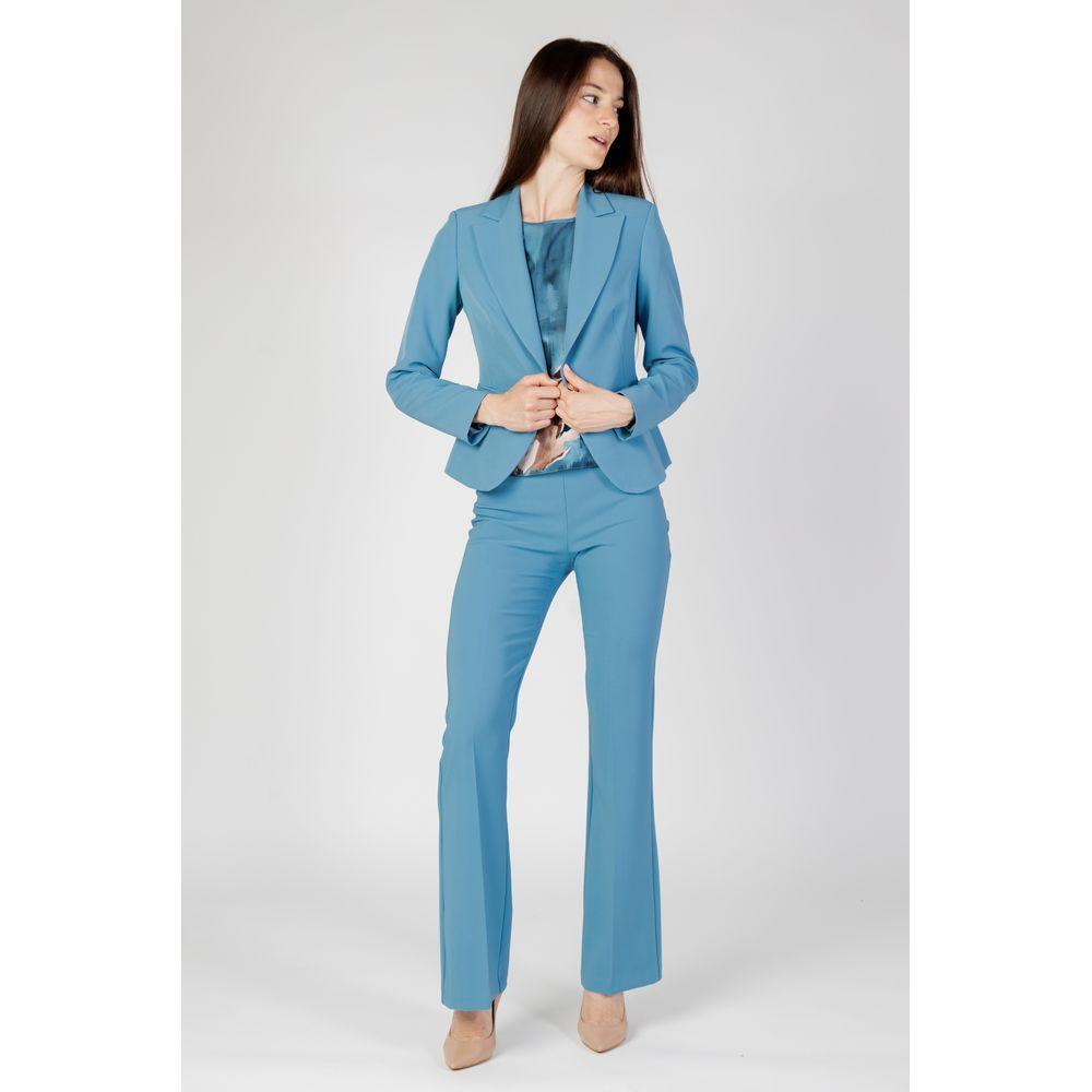 Rinascimento Turquoise Polyester Blazer RI-12022600679-IT42|M