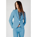 Rinascimento Turquoise Polyester Blazer RI-12022600679-IT42|M