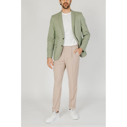 Antony Morato Green Cotton Blazer