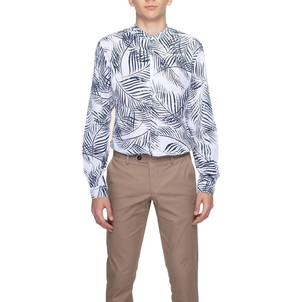 Antony Morato Blue Cotton Shirt AN-13369400010-IT46 | S