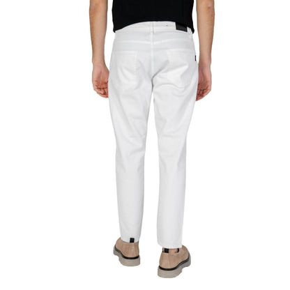 Antony Morato White Cotton Skinny Jeans Antony Morato