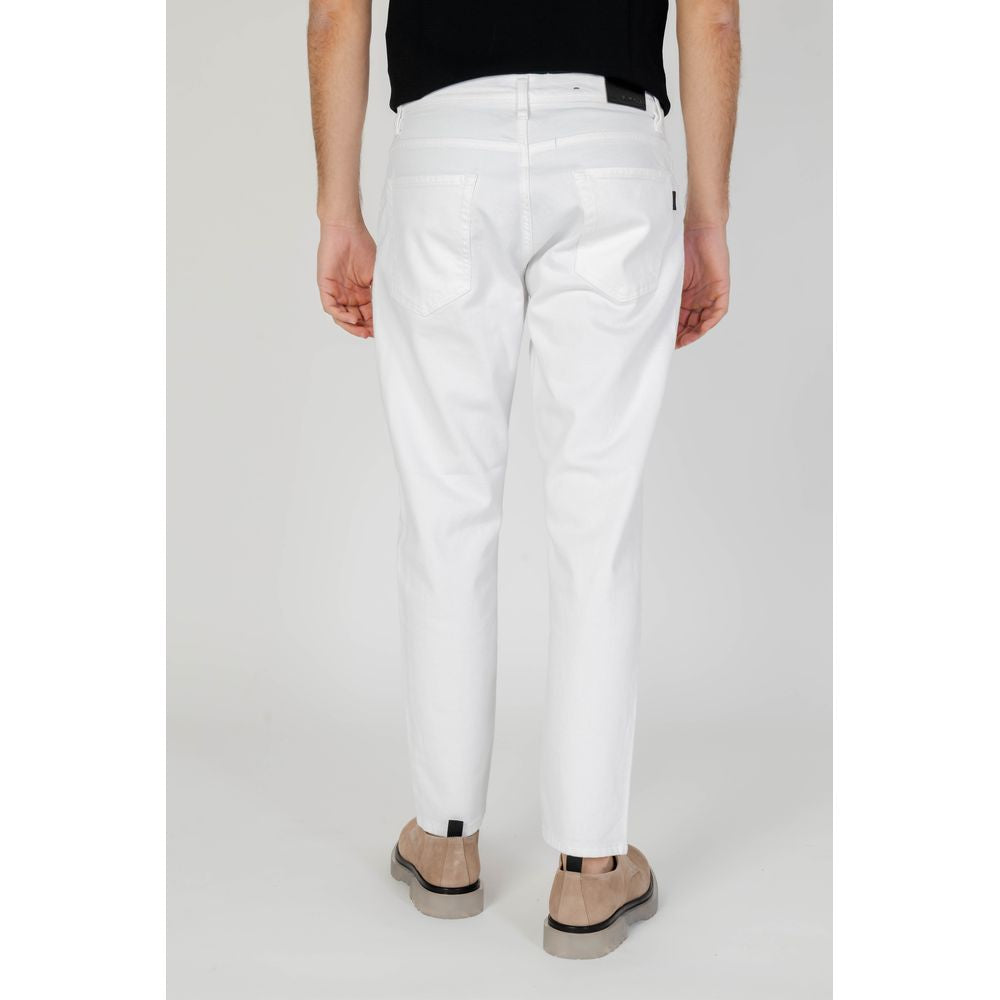 Antony Morato White Cotton Skinny Jeans Antony Morato