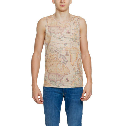 Alviero Martini Prima Classe Beige Polyester Tank Top