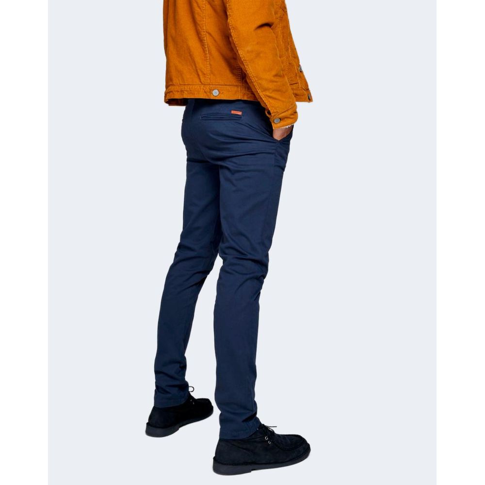 Jack Jones Blue Cotton Skinny Pant