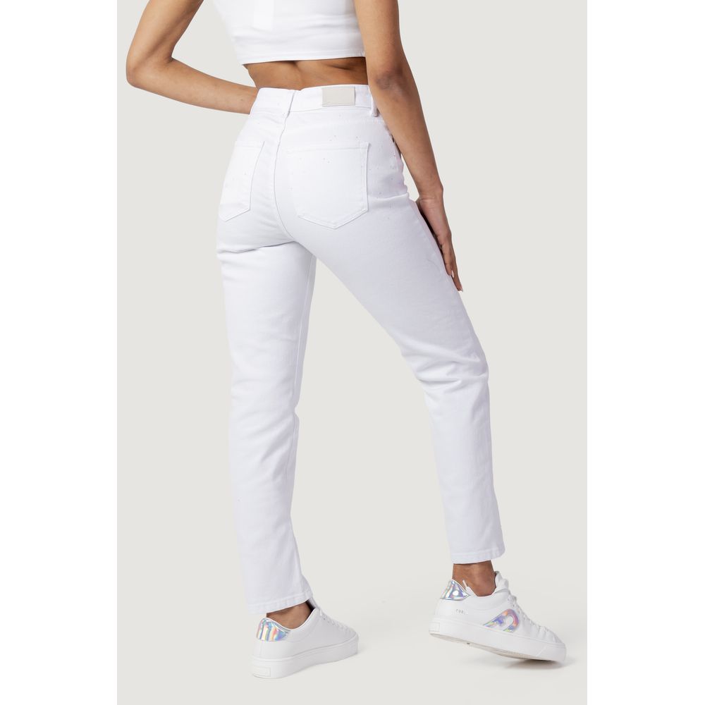 Only White Cotton Mom Jeans