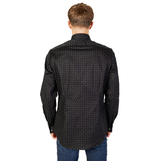 Calvin Klein Black Cotton Shirt CA-11695500009-IT41 | L