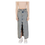 Calvin Klein Jeans Blue Cotton Skirt CA-13198200176-W27