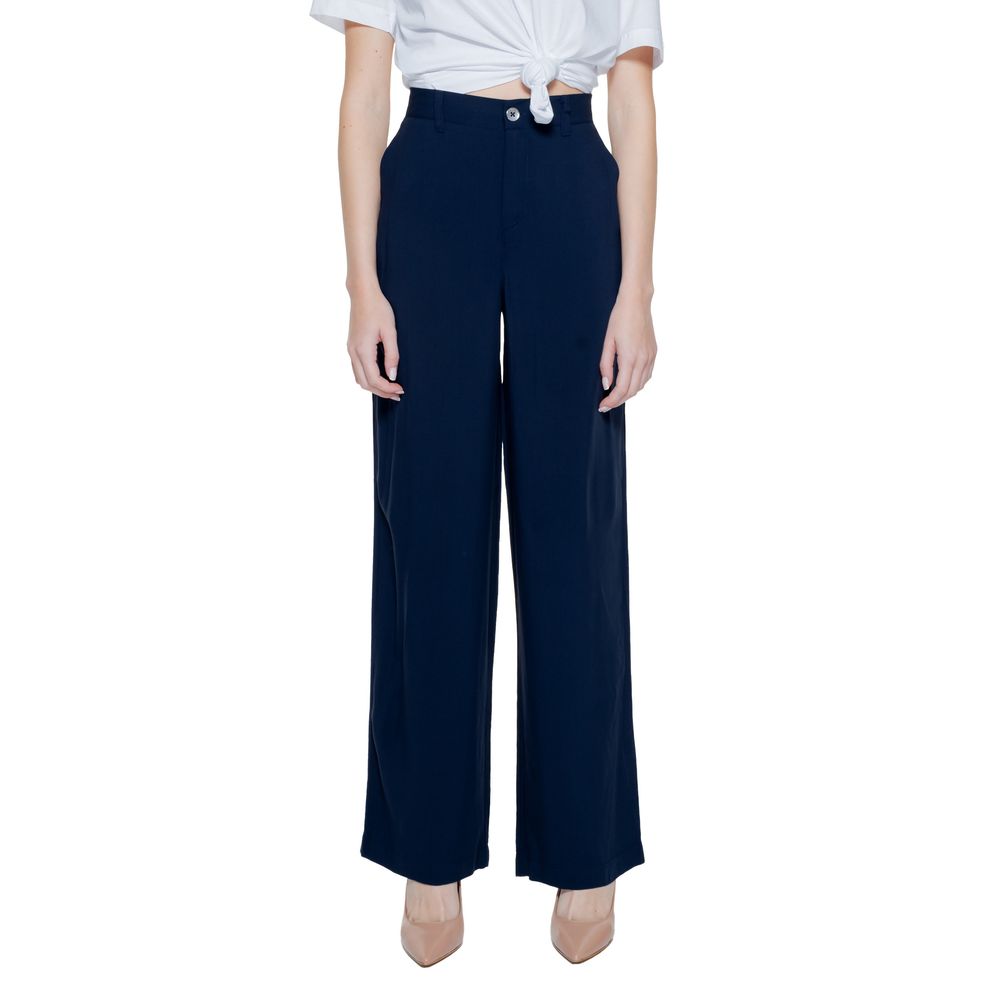 Street One Blue Viscose Pant