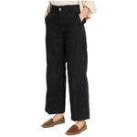 Street One Black Linen Pant ST-14510400009-W42 | L30