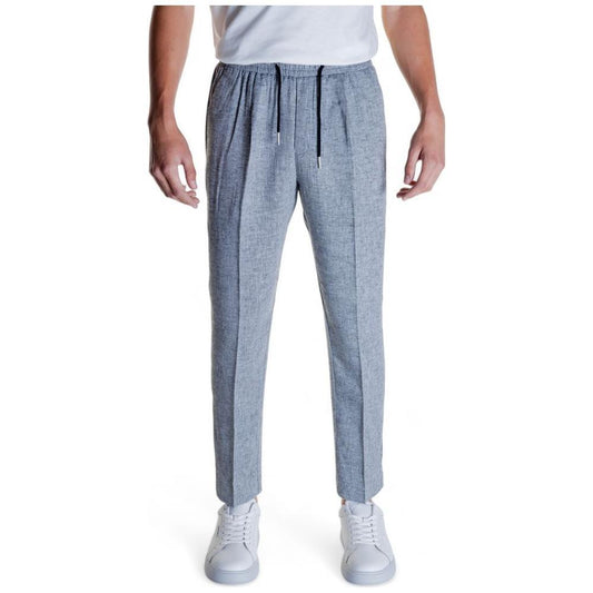 Antony Morato Black Linen Pant AN-14684100009-48/32 (W34)