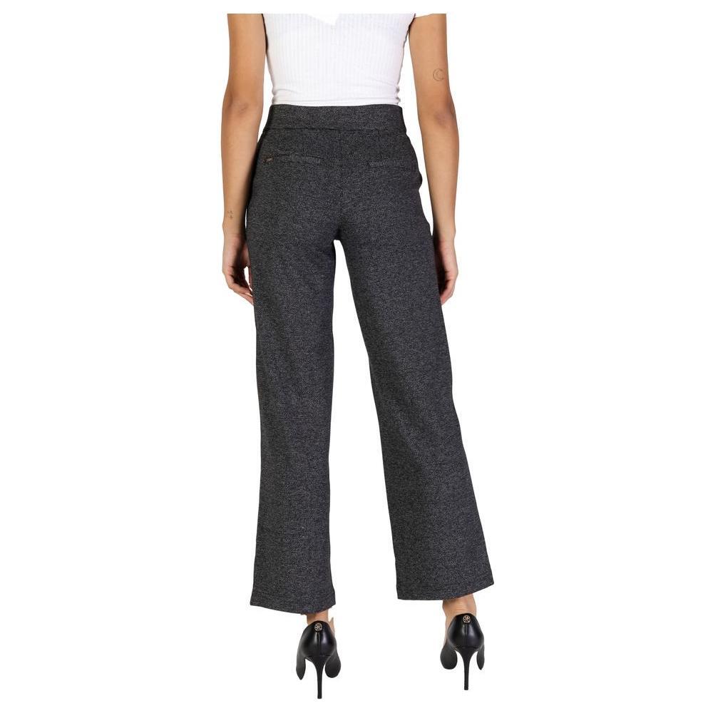 Street One Black Polyester Pant ST-15712500009-W42 | L30