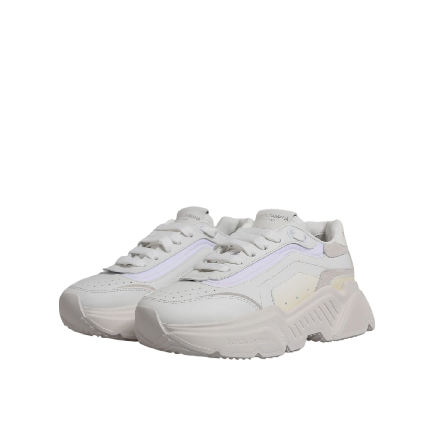 Dolce & Gabbana White Daymaster Low Top Sneakers Shoes