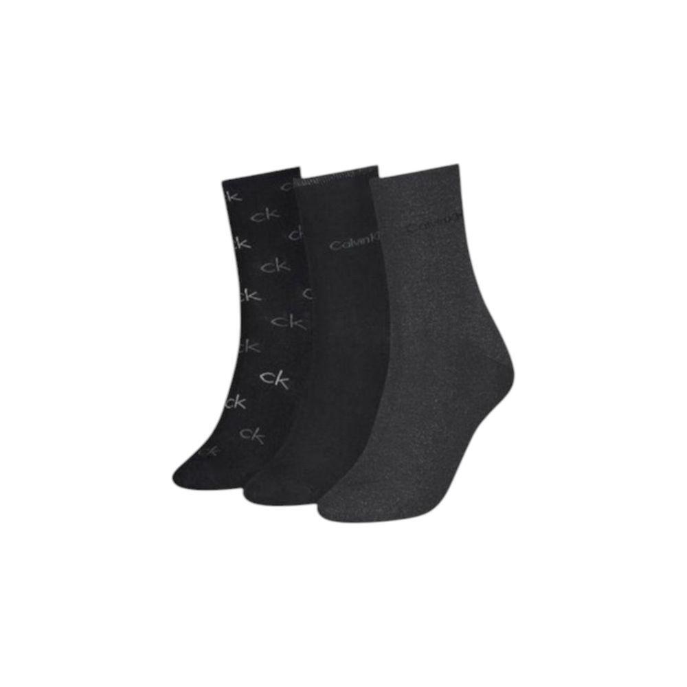 Calvin Klein Black Cotton Sock CA-15961800009-ONE SIZE