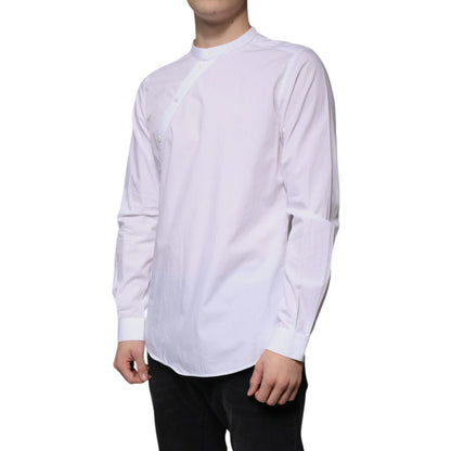 Dolce & Gabbana White Cotton Slim Fit MARTINI Dress Shirt Dolce & Gabbana