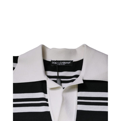 Dolce & Gabbana Multicolor Stripe Collared Polo T-shirt
