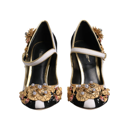 Dolce & Gabbana Multicolor Embellished Heels Pumps Shoes Dolce & Gabbana