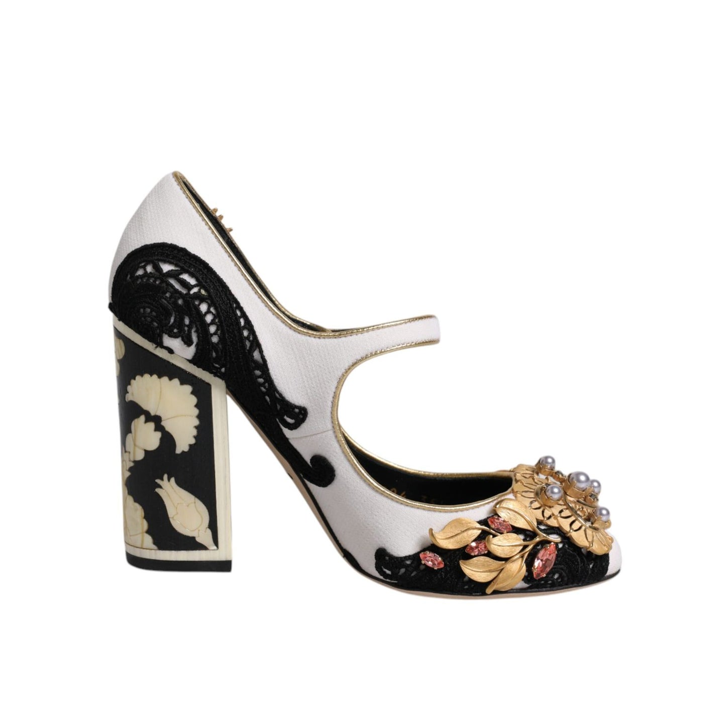 Dolce & Gabbana Multicolor Embellished Heels Pumps Shoes Dolce & Gabbana
