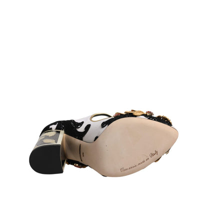 Dolce & Gabbana Multicolor Embellished Heels Pumps Shoes Dolce & Gabbana