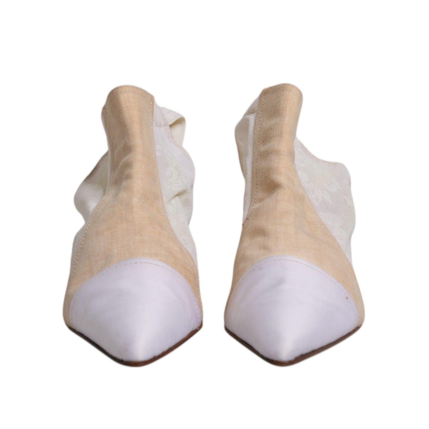 Dolce & Gabbana Multicolor Patchwork Heels Slingback Shoes Dolce & Gabbana