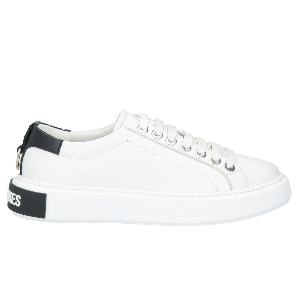 Les Hommes White Calfskin Men Sneaker LE-14345-EU43/US10