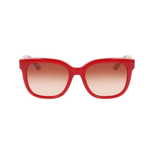 Lacoste Red Acetate Sunglasses