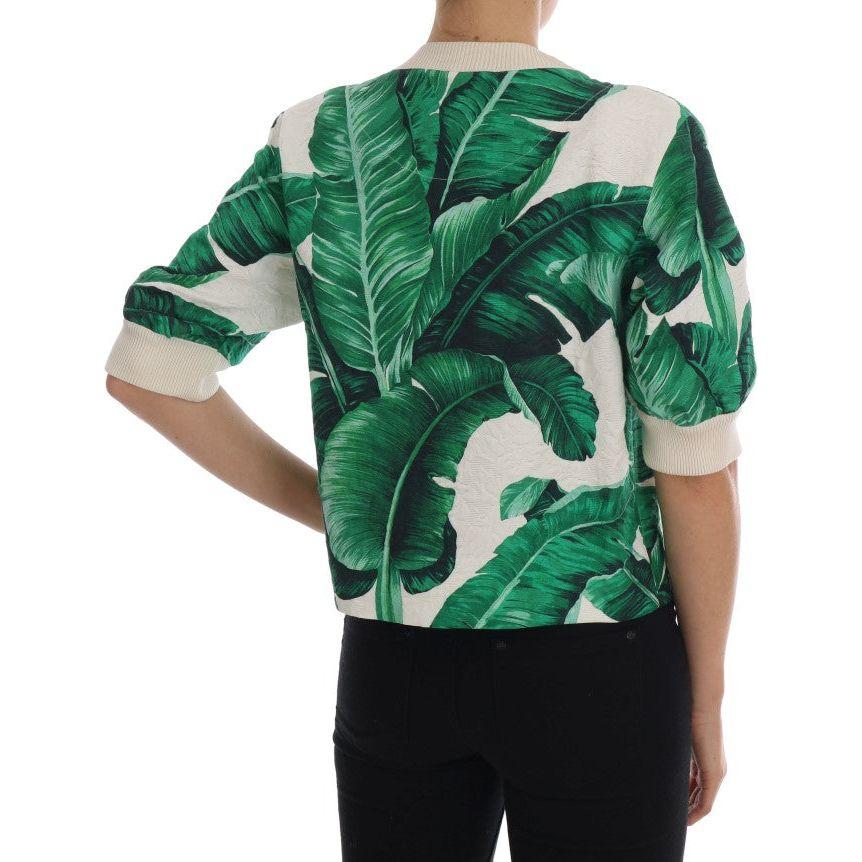 Dolce & Gabbana Pineapple Banana Sequins Crewneck Sweater TSH1752-5