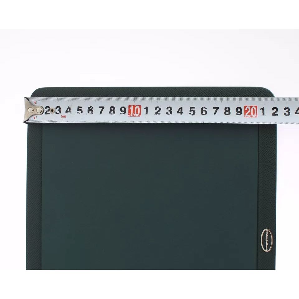 Dolce & Gabbana Green Leather Mouse Pad