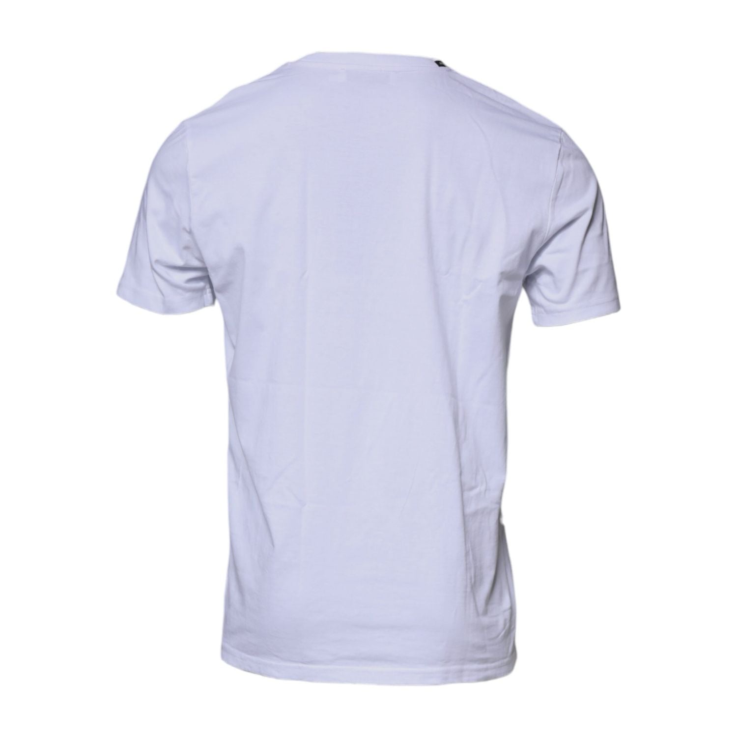 Dolce & Gabbana White Red Leopard Cotton Crew Neck T-shirt