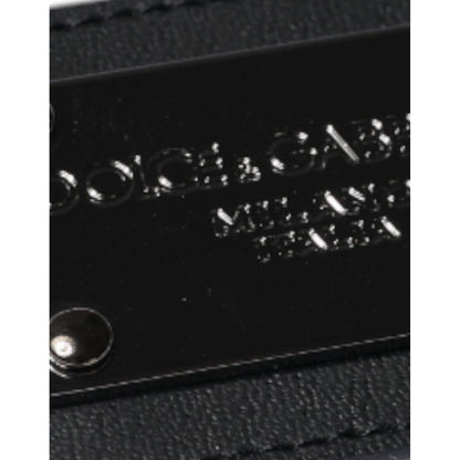 Dolce & Gabbana White Cotton Logo Plaque Collared Polo T-shirt