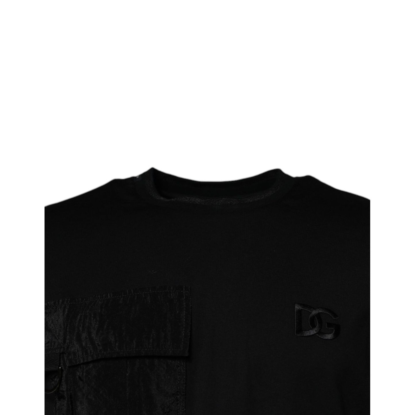 Dolce & Gabbana Black Crew Neck Short Sleeve T-shirt