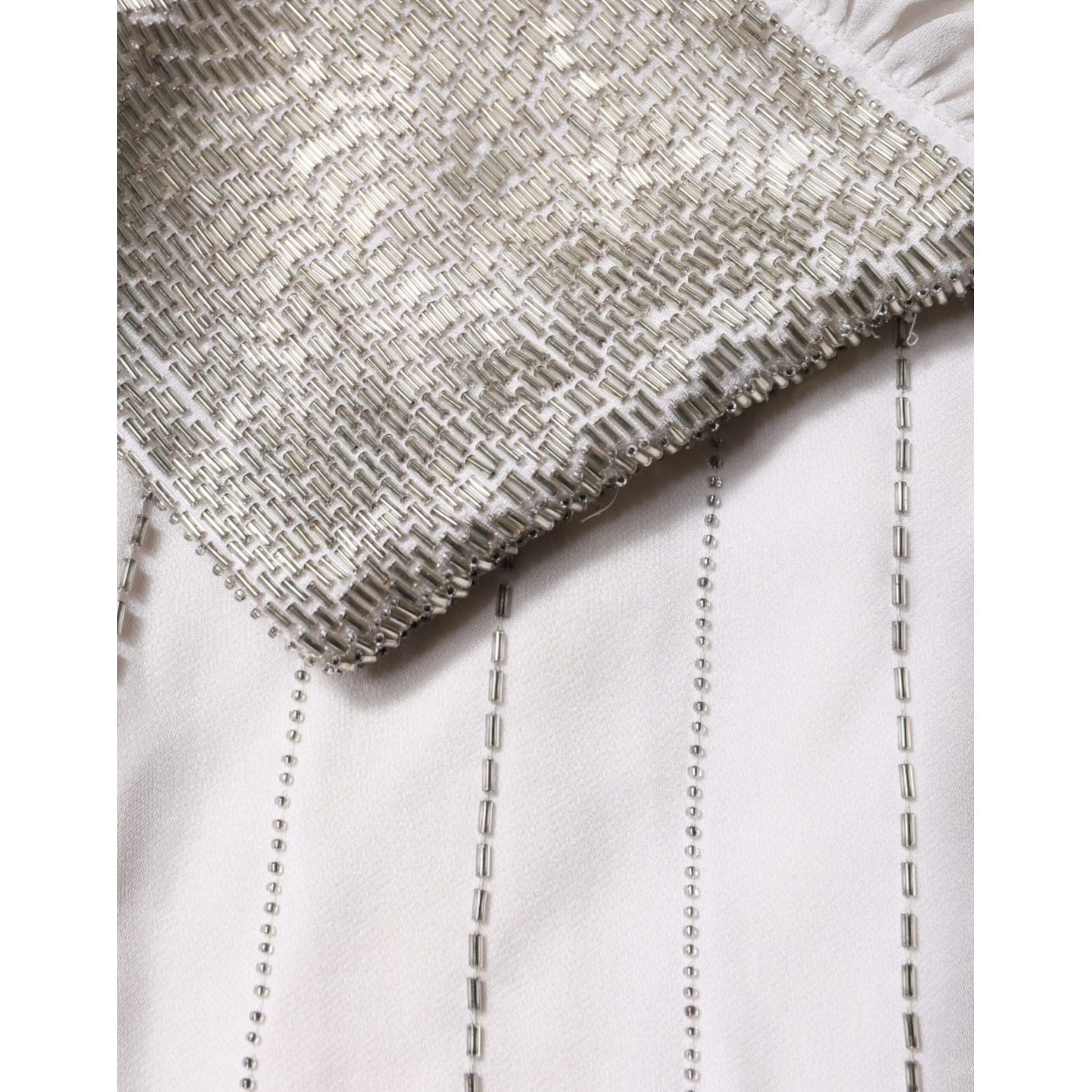 Christian Pellizzari Off White Embellished Long Maxi Dress