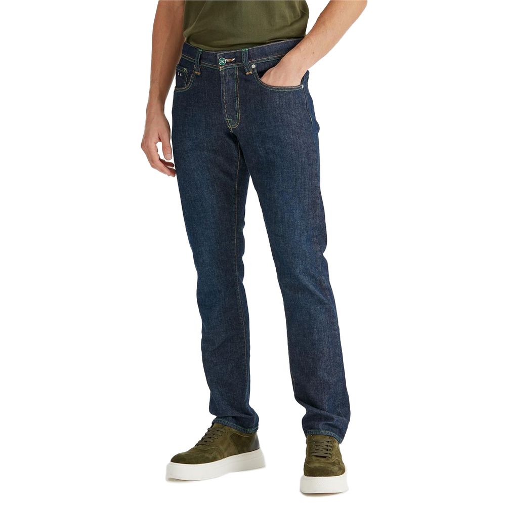Tramarossa Blue Cotton Men Jeans