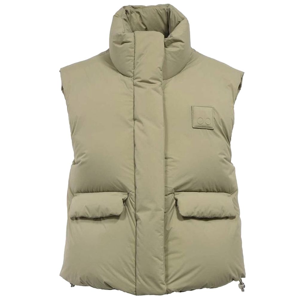 Moose Knuckles Green Nylon Sleveless Jacket